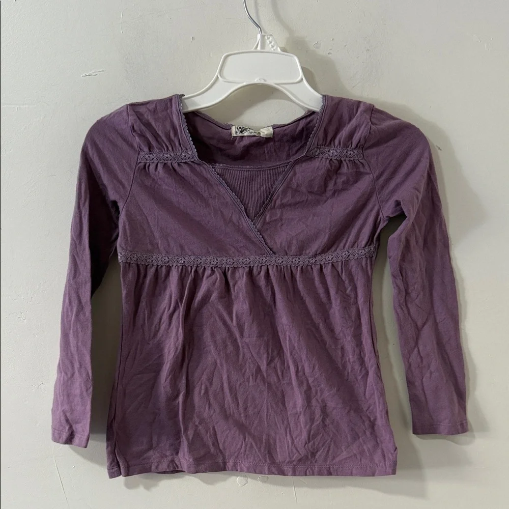 Old Navy Plum Long Sleeve Top 2006